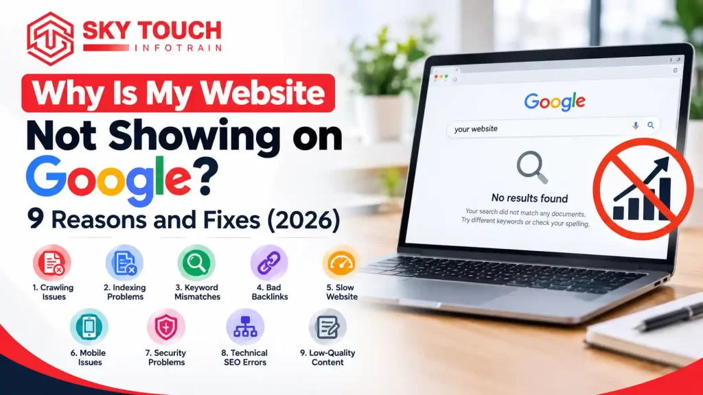 Why Is My Website Not Showing on Google? 9 Reasons and Fixes (2026)